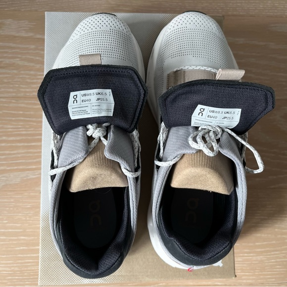 ON Running Cloudnova Women Shoes Size 8.5 White Sand - Picture 10 of 12